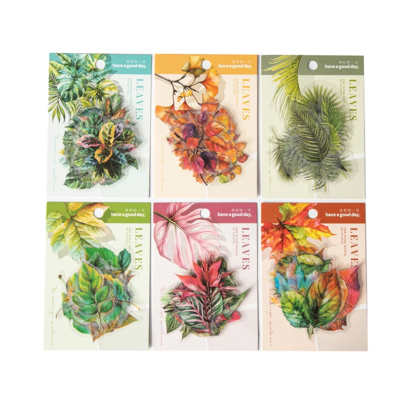 

12 упаковок/лот, серия гиацинта листьев, милые ретро декоративные наклейки для домашних животных