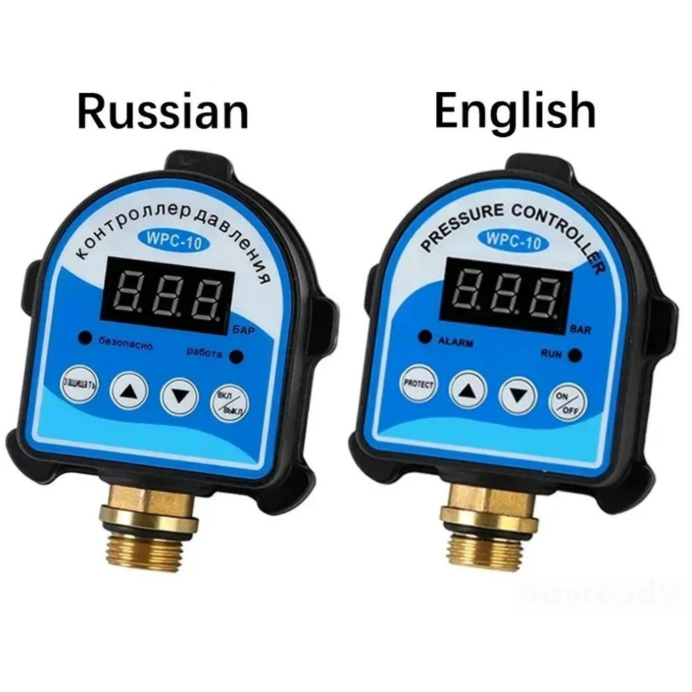 220V Automatic Eletronic Digital Display Pressure Controller Switch WPC-10 Oil Water Booster Pump Air Compressor Vacuum