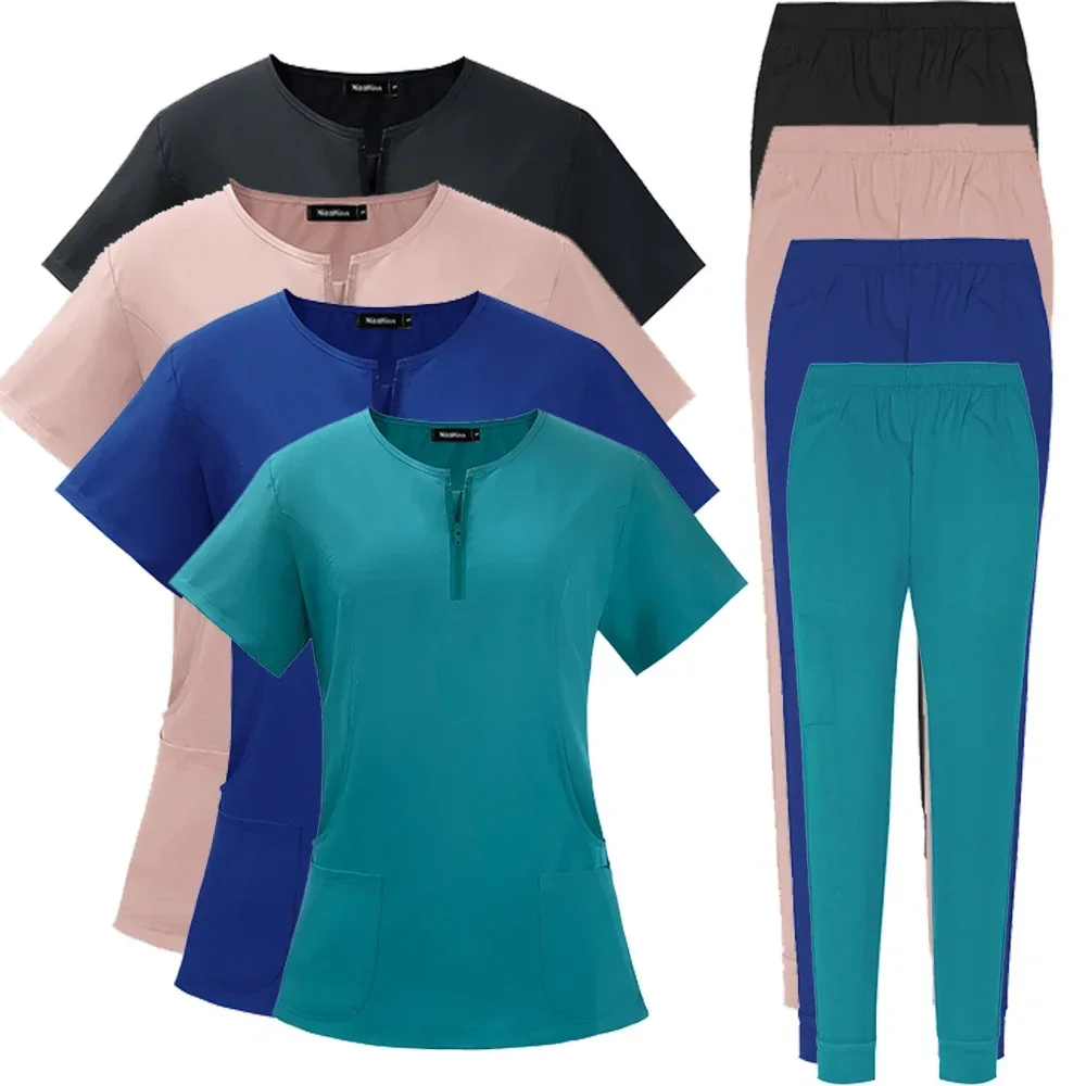 Uniformes Générateurs pour Femme, Ensemble de GIslande, Vêtements de Travail pour Infirmière Médicale, Salon de miles, Top + Pantalon de Spa,