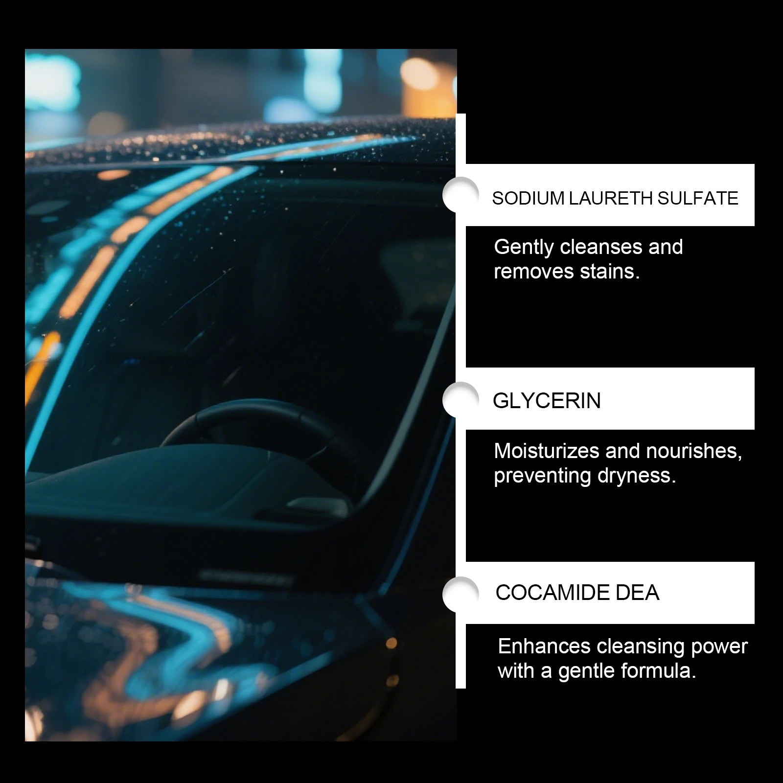 رذاذ العناية بزجاج نافذة السيارة الأمامي للحماية بزجاج السيارة يزيل بشكل فعال لفيلم الزيت رؤية واضحة ولا يسبب ضررًا على سطح الزجاج