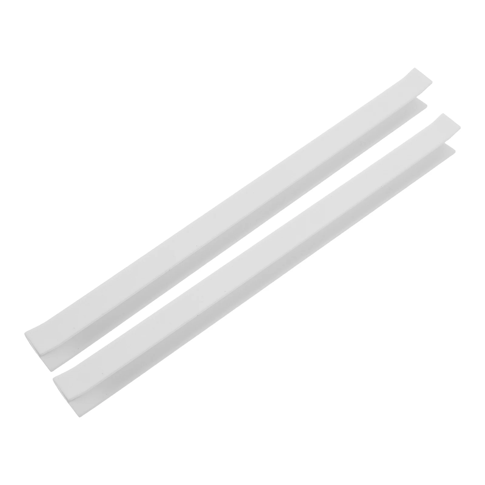 

1Pair White Plastic Drawer Rails Guide for Cabinet Storage 28cm Smooth Stable Slide Rail Set DIY Home Use Plastic Drawer Guides