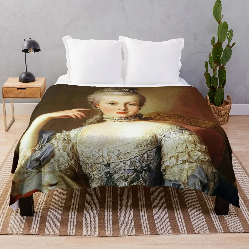 

Marie Antoinette - 1767 Throw Blanket No Pilling Soft Warm Blanket for Bed