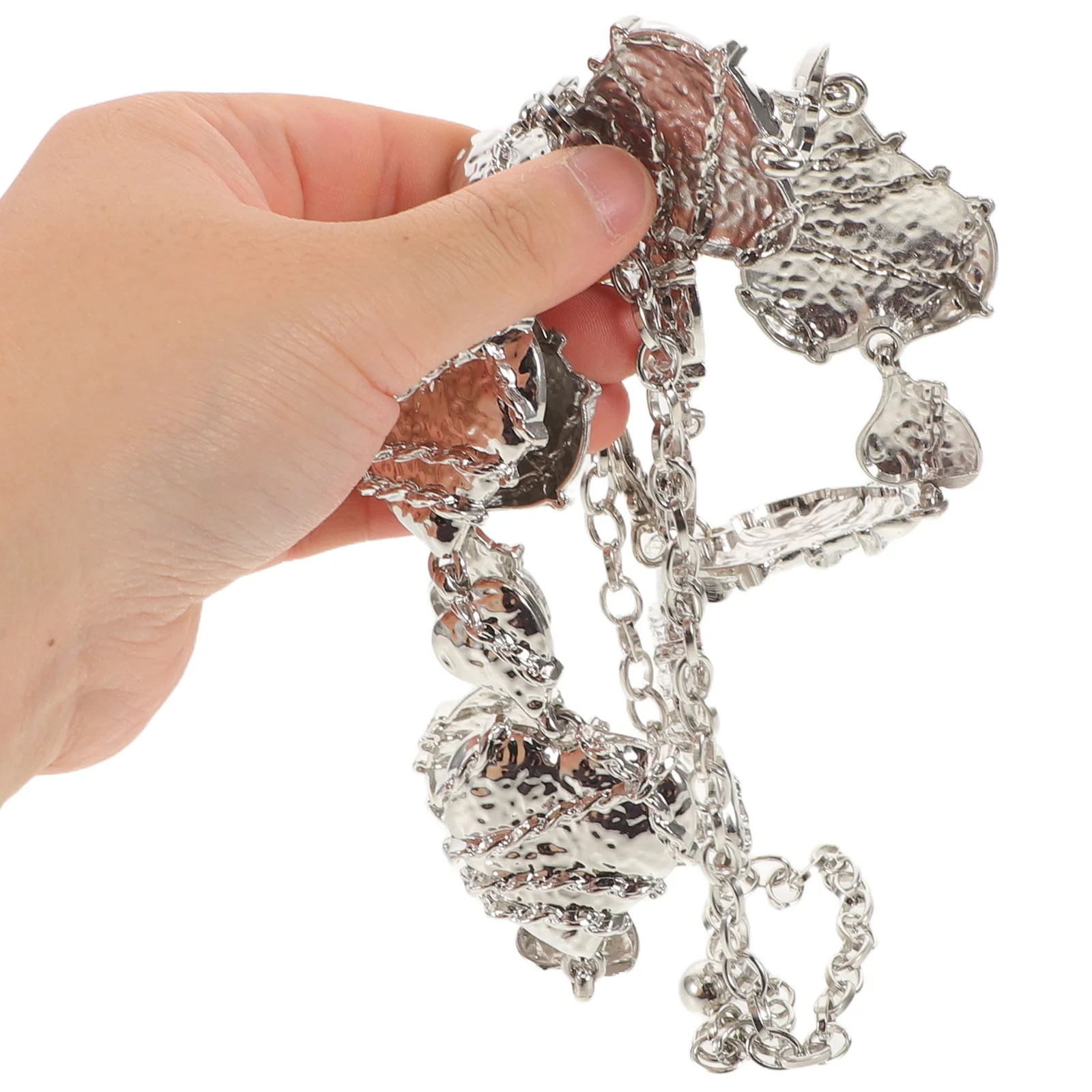 

Adjustable Heart Waist Chain Metal Body Jewelry for Women Belly Chain Fashion Dress Belt Jeans Parties Romantic Dates