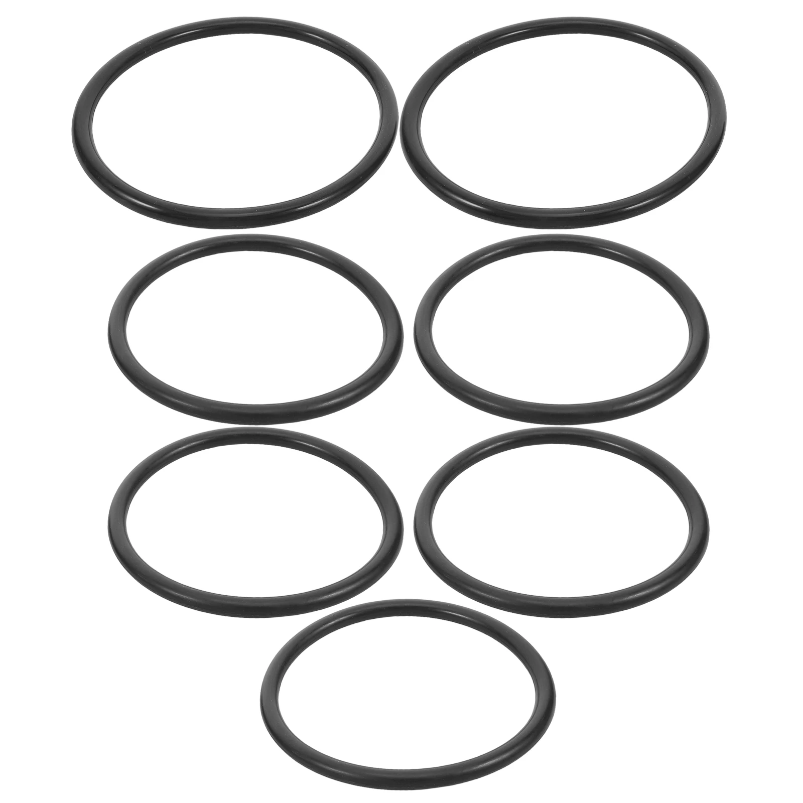 

7pcs Music Washer Ring Black Thick Rubber Rings for Singing Bowls Crystal Sound Bowl Parts Decor Bowl Rings Buddhism Product
