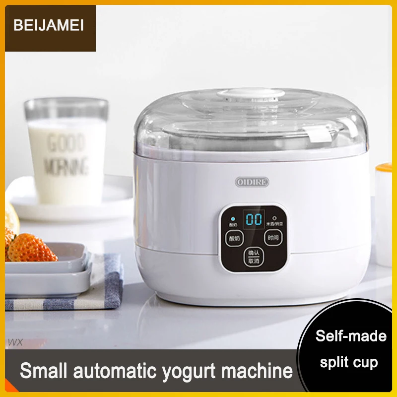 1L Capacity Yogurt Maker Electric Automatic Yoghurt  Stainless Steel Liner Yoghurt DIY Tool Kitchen appliances