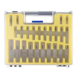 150PCS Mini Twist Drill Plastic Box Package 0.4-3.2mm Small Drill Box Opener Hole Set Tool for Woodworking HSS Drill Bit Set