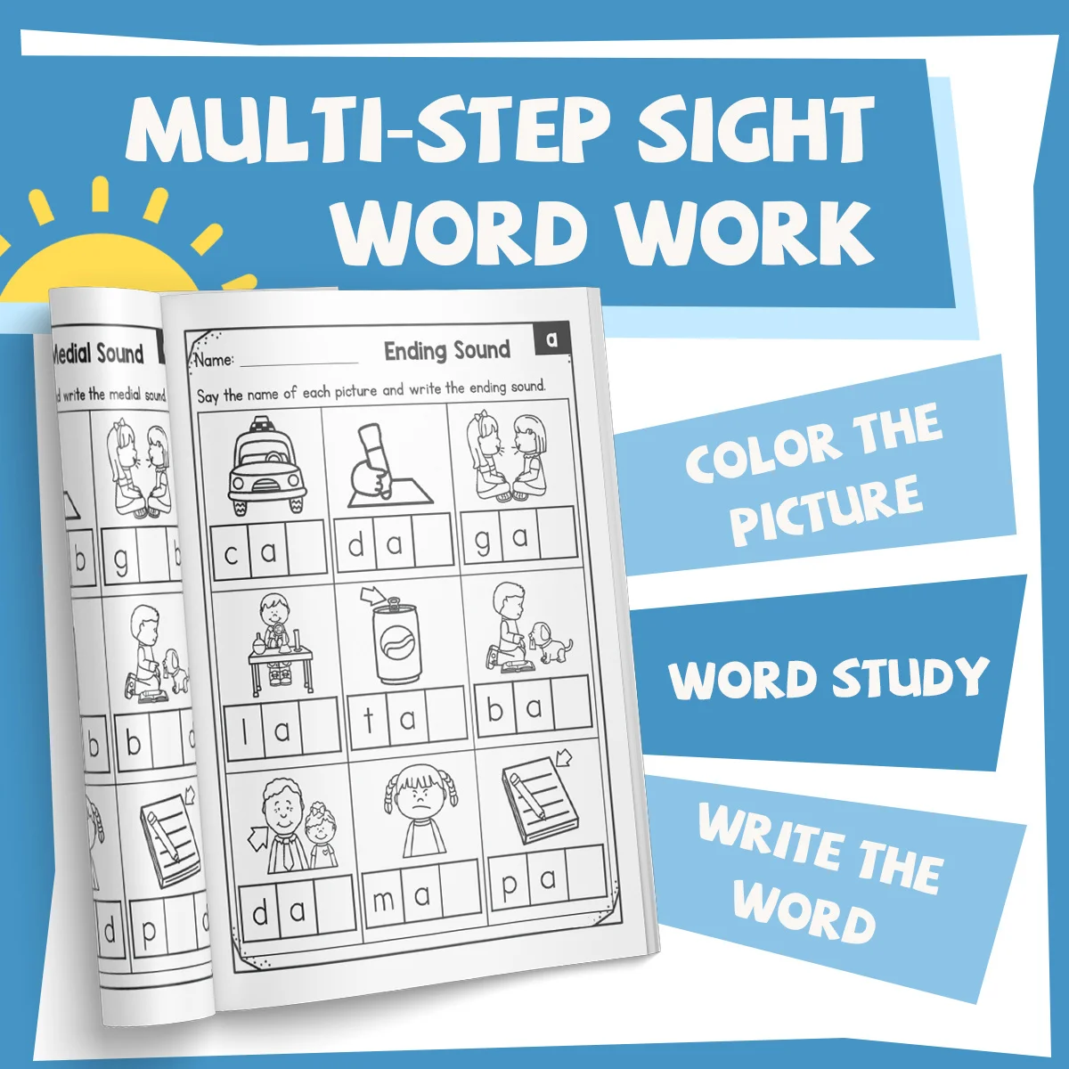 Alphabet Spelling Book for Kids Fun Word Games and Letter Matching Activities Build Vocabulary and Reading Skills