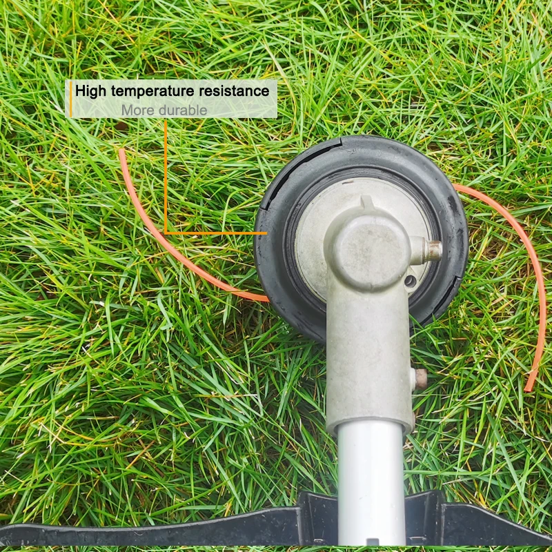 قطعة واحدة من ماكينة تشذيب المقبض مع زنبرك واحد ومقبض واحد M10*1.25 لا حاجة لفتح الغطاء والخط العلوي، مادة مقاومة لدرجات الحرارة العالية، مخرج ضغط الضوء، أداة تشذيب العشب المثالية