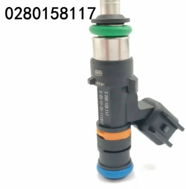 4x 0280158117 550cc 90lb E85 Ev14 Fuel Injector 48mm For Vw- Audi-a4 Tt Golf-passat-1.8t Nozzle High Impedance Engine Injection