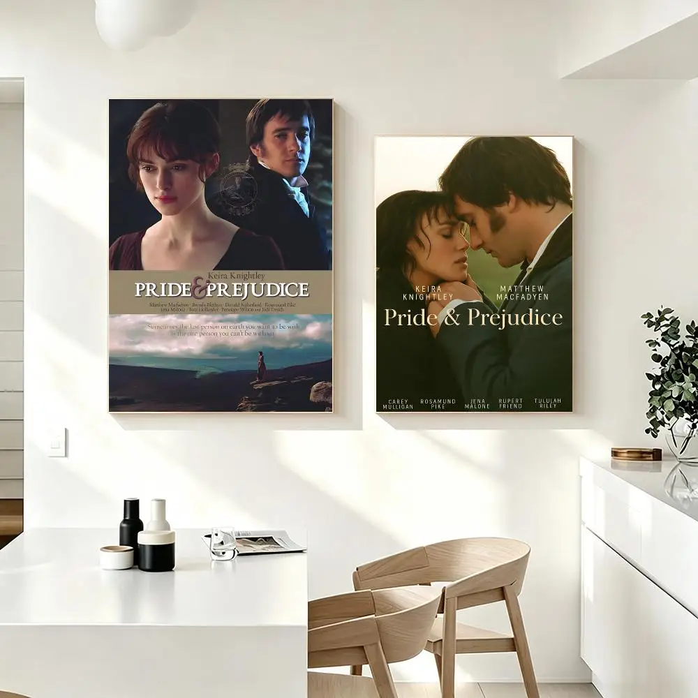 movie Pride and Prejudice Poster Poster HD Printing Fresh Elegant Style Wall Art Home Decor For Living Room Bedroom Gift