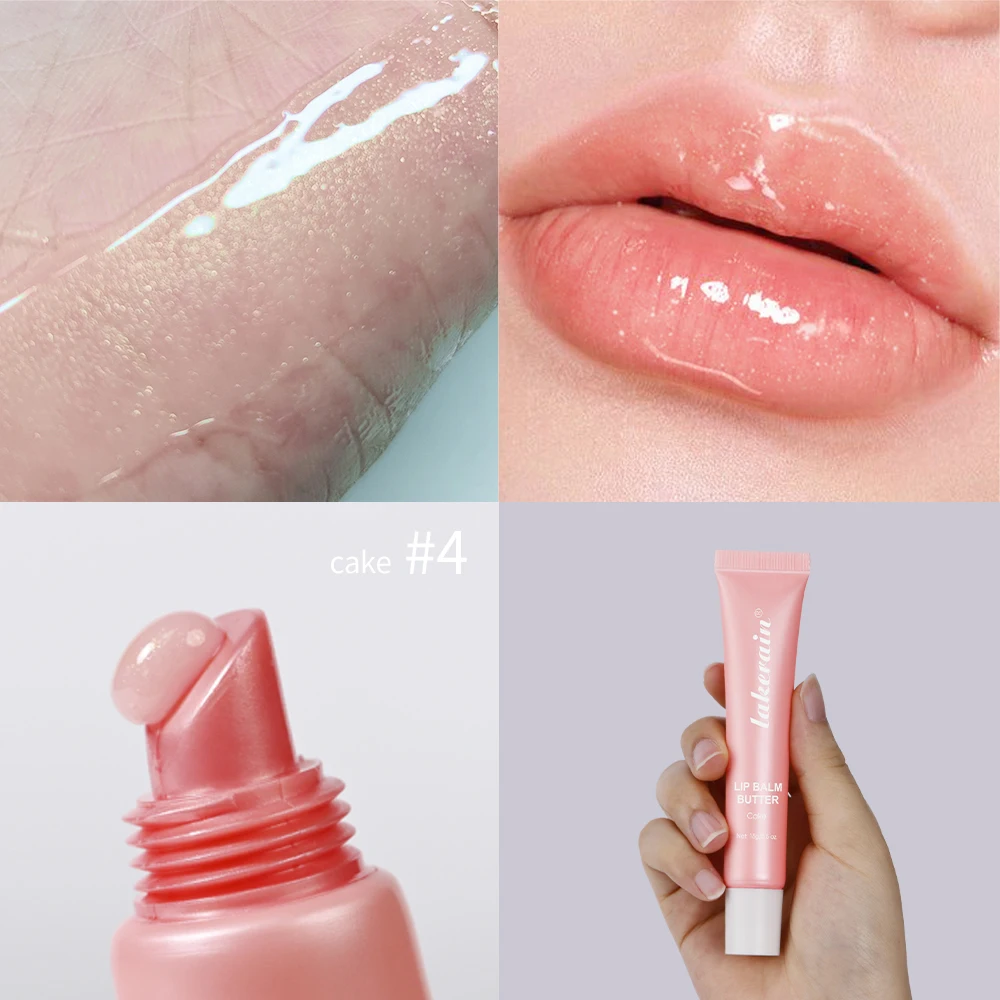 Lakerain 4 cores novo verão manteiga bálsamo labial hidratante lábios hidratante hidratante bálsamo labial manteiga