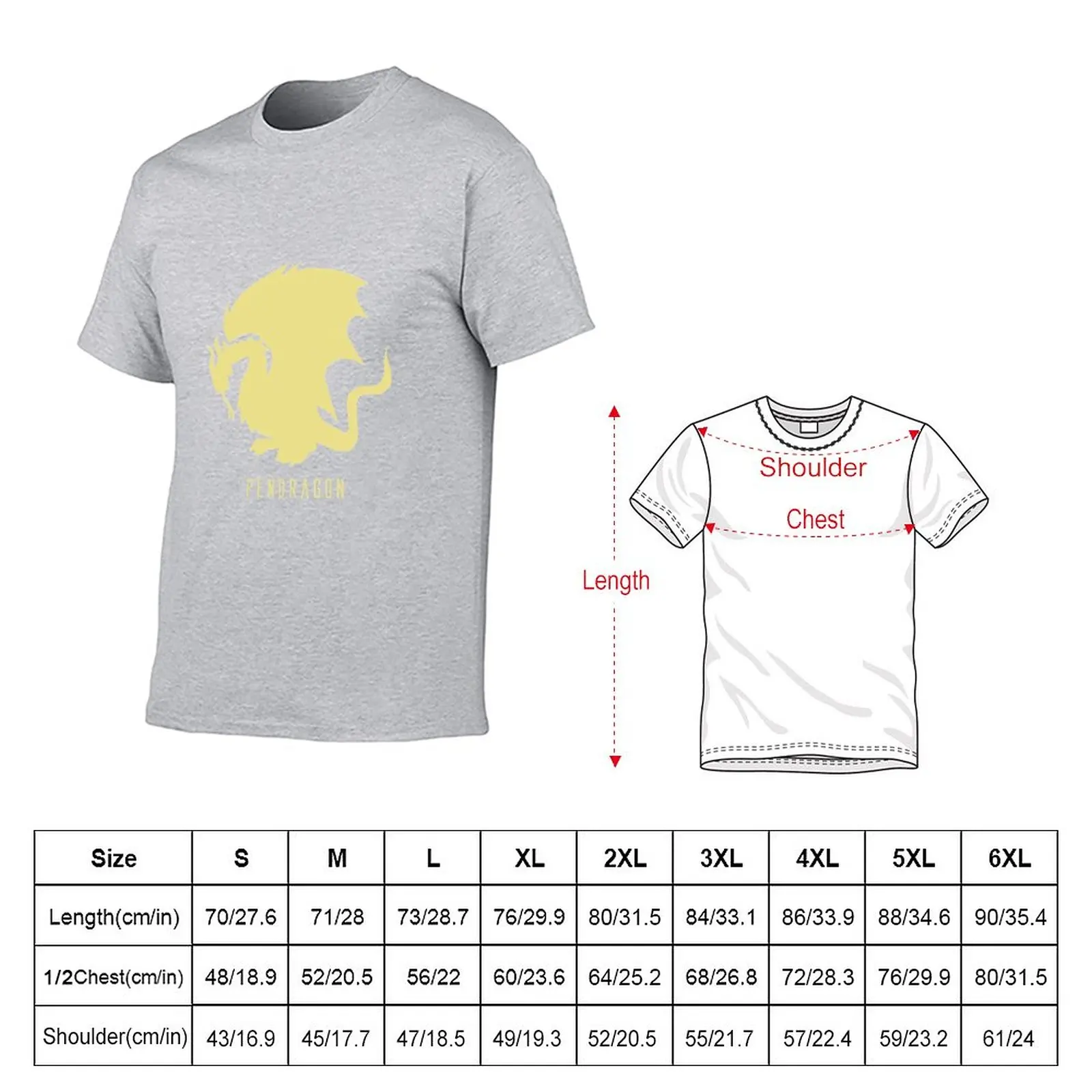 Pendragon symbol, merlin T-Shirt graphic t shirt quick drying t-shirt heavyweight t shirts graphics t shirt mens shirts pack