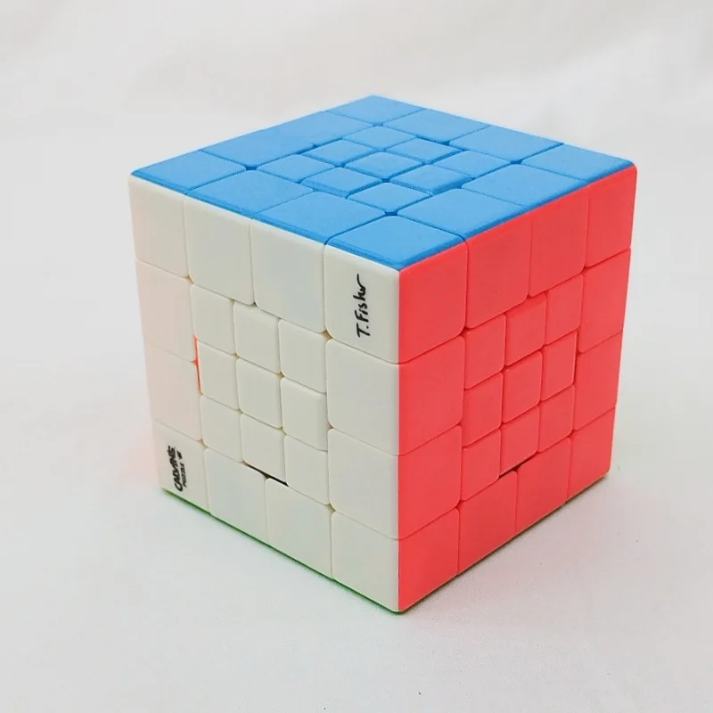 

Calvin's Puzzle Tony Overlapping Cube Stickerless Puzzle Cube Professional Speed Cubo Magico SpeedCube Educational Toys