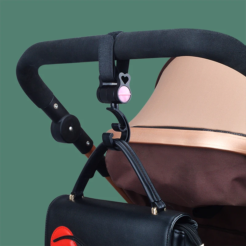 2 pezzi Hot Multi Style accessori per passeggino creativo conveniente gancio rigido articoli di stoccaggio ganci per passeggino per bambini