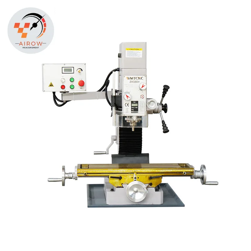 Airow WMTCNC Good Quality Lathe ZX32GV Bench Micro Horizontal Drilling Milling Machine for Metal