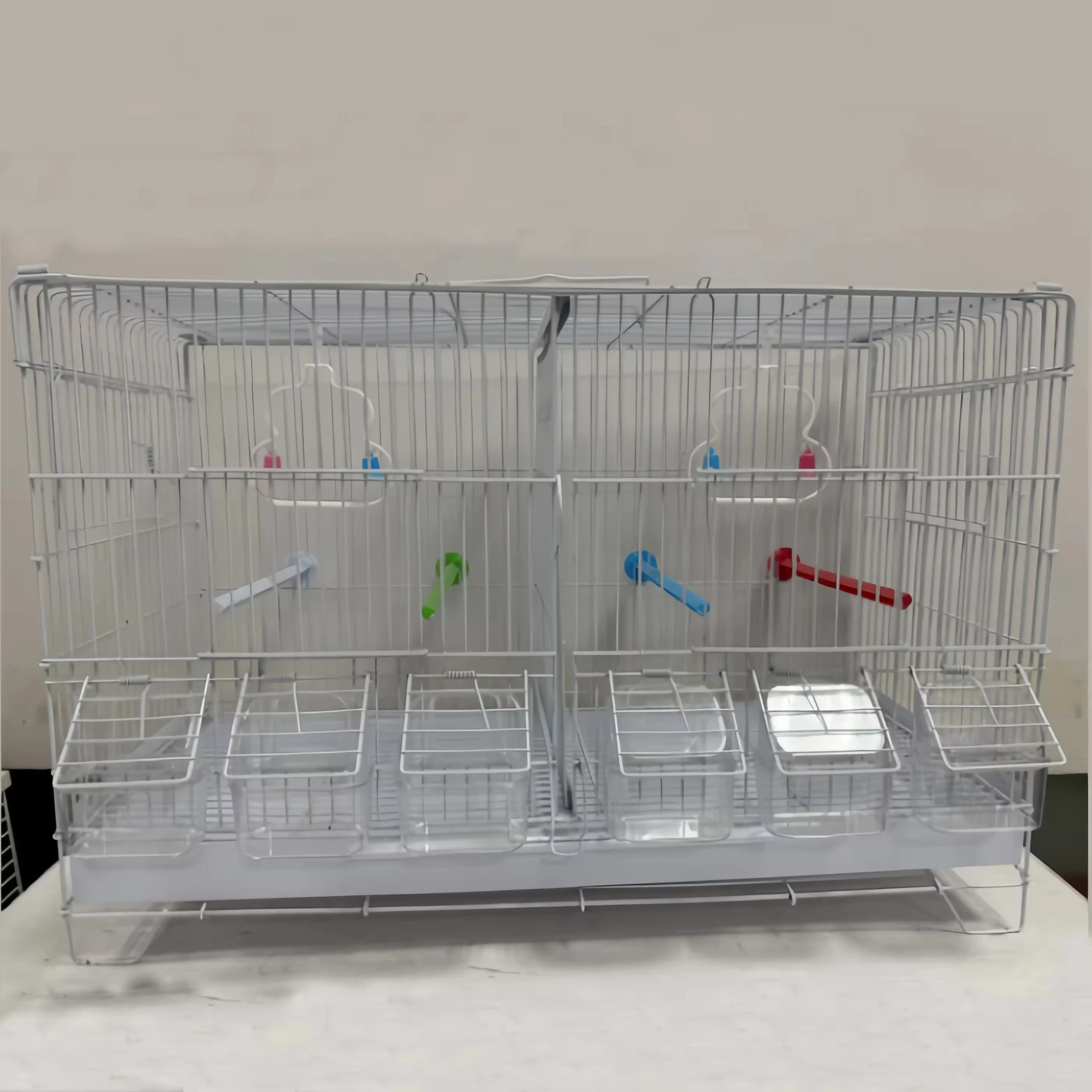 

Custom Large SpaceCompartment Breathable Push-pull Birds Metal Cage Easy To Carry Outside Sparrow Parrot Cage Jaulas Para Pajar
