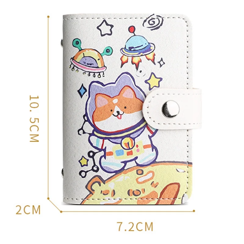 Mini tarjetero F-T con 20 ranuras para tarjetas + 2 ranuras para identificación, monedero porta tarjetas bancarias antidesmagnetización, D fácil de usar 10,5x2x7,2