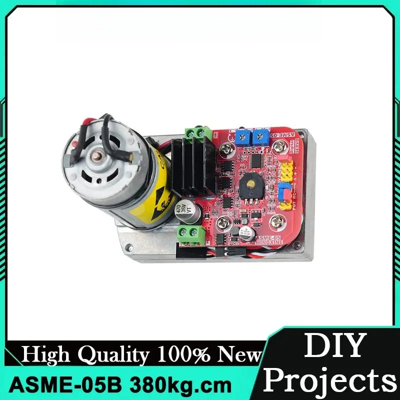 ASME-05B 380kg.cm Ultra High Torque Digital Servo Metal Gear Alloy Shell for Industrial Robot Arm DIY Large Power Steering