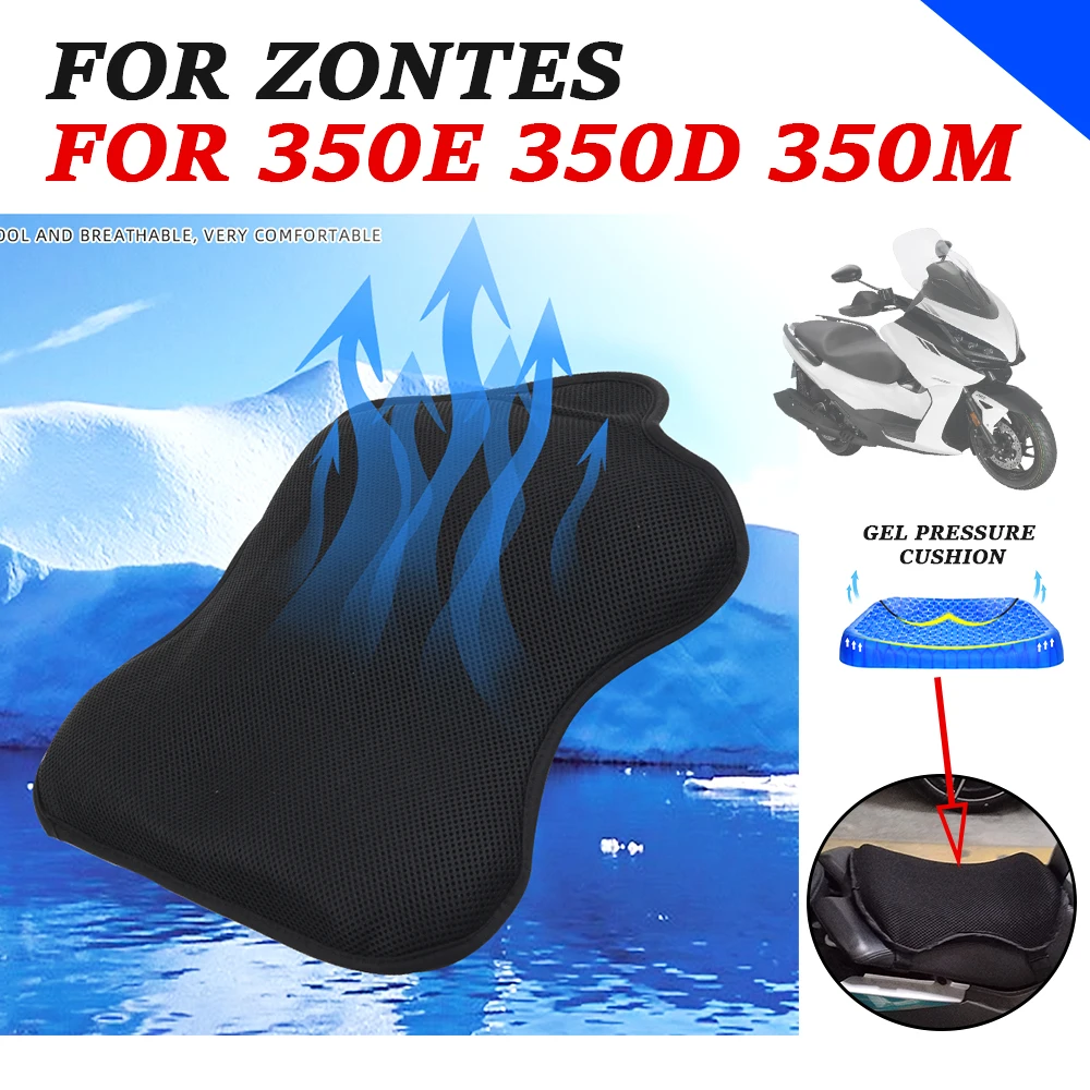 

Motorcycle Accessories Gel Seat Cushion Cover Pressure Relief Pad For Zontes 350E ZT 350D 350M M350 ZT350 E ZT350E ZT 350 E 2022