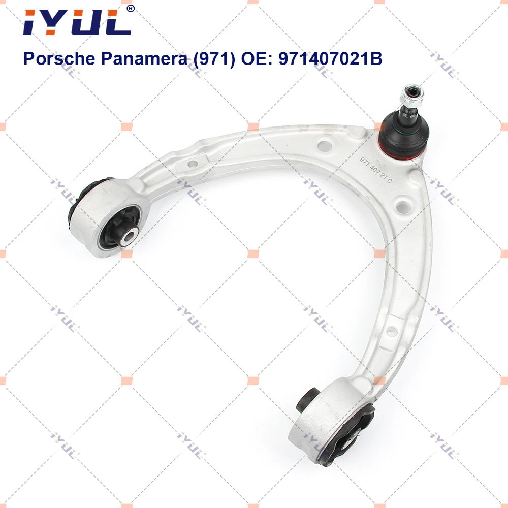 A Pair Front Upper Suspension Control Arm U-Type For Porsche Panamera Sport Turismo 971 971407021B 971407021C