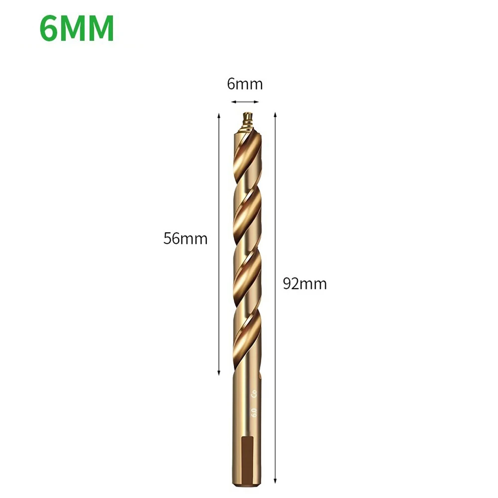 Imagem -06 - Cobalt Hss Straight Shank Brocas Ferramentas de Corte de Furos Broca Elétrica de Mão Bench Drill mm mm mm mm mm 10 mm Pcs M35