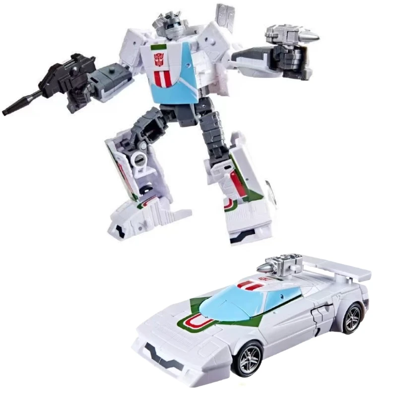 Op voorraad Hasbro Transformers Klassiek speelgoed Age Of The Primes Deluxe Wheeljack-actiefiguur Robotspeelgoed Verzamelobjecten Geschenken Hobby's