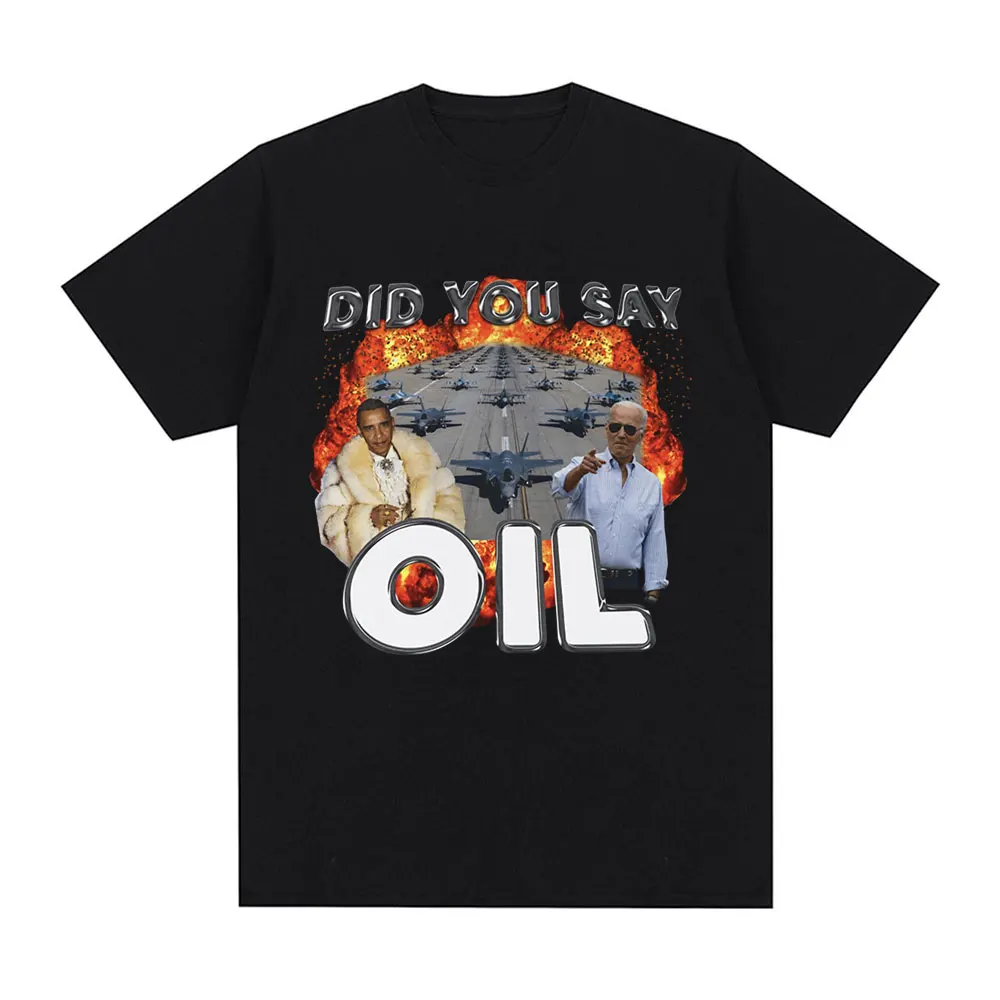 Did You Say Oli Meme Grafik T-Shirt Herren Kleidung Mode Hip Hop Vintage Kurzarm T-Shirts 100 % Baumwolle Casual T-Shirt