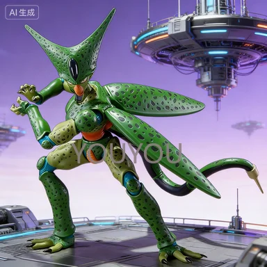 

Bandai in Stock S H Figuarts Original Anime Dragon Ball Cell Action Figure