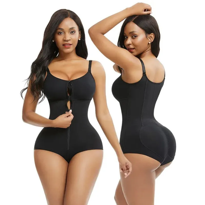 

Women's Slimming Siamese Underwear Bodysuit Body Shaper Waist Shaper Shapewear Postpartum Recovery Slim Zip and Hook Corset