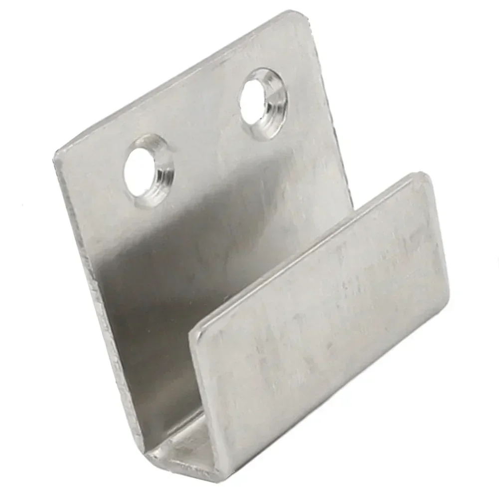 Rust Proof U Shape Corner Brackets Silver Stainless Steel Functional Hanging Hook Good For Tiles Or Mirrors Support