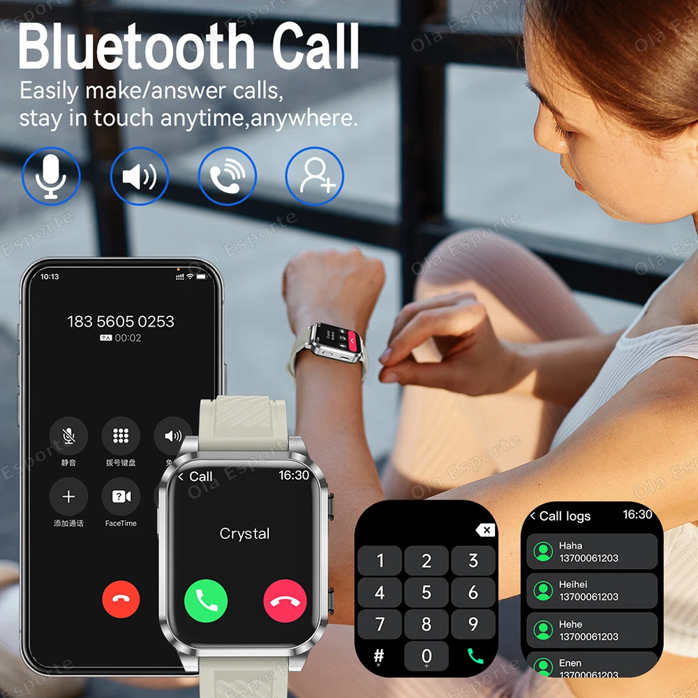 2025 Smart Watch TWS 2-in-1 Auricolari Bluetooth HIFI HD Qualità del suono BT Chiamata Monitoraggio della frequenza cardiaca Sport Smartwatch Uomo Donna