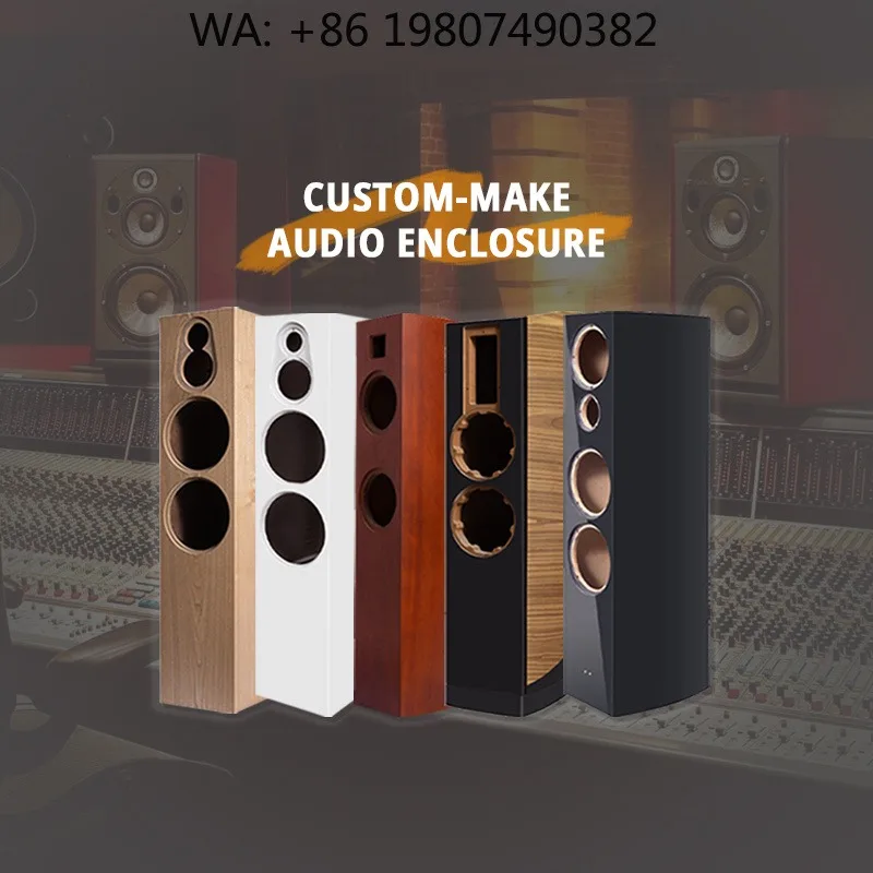 Antique Solid Wood Empty Speaker Cabinet Full Frequency HiFi Bookshelf Shell Multi Size Custom Home Theater Audio Case