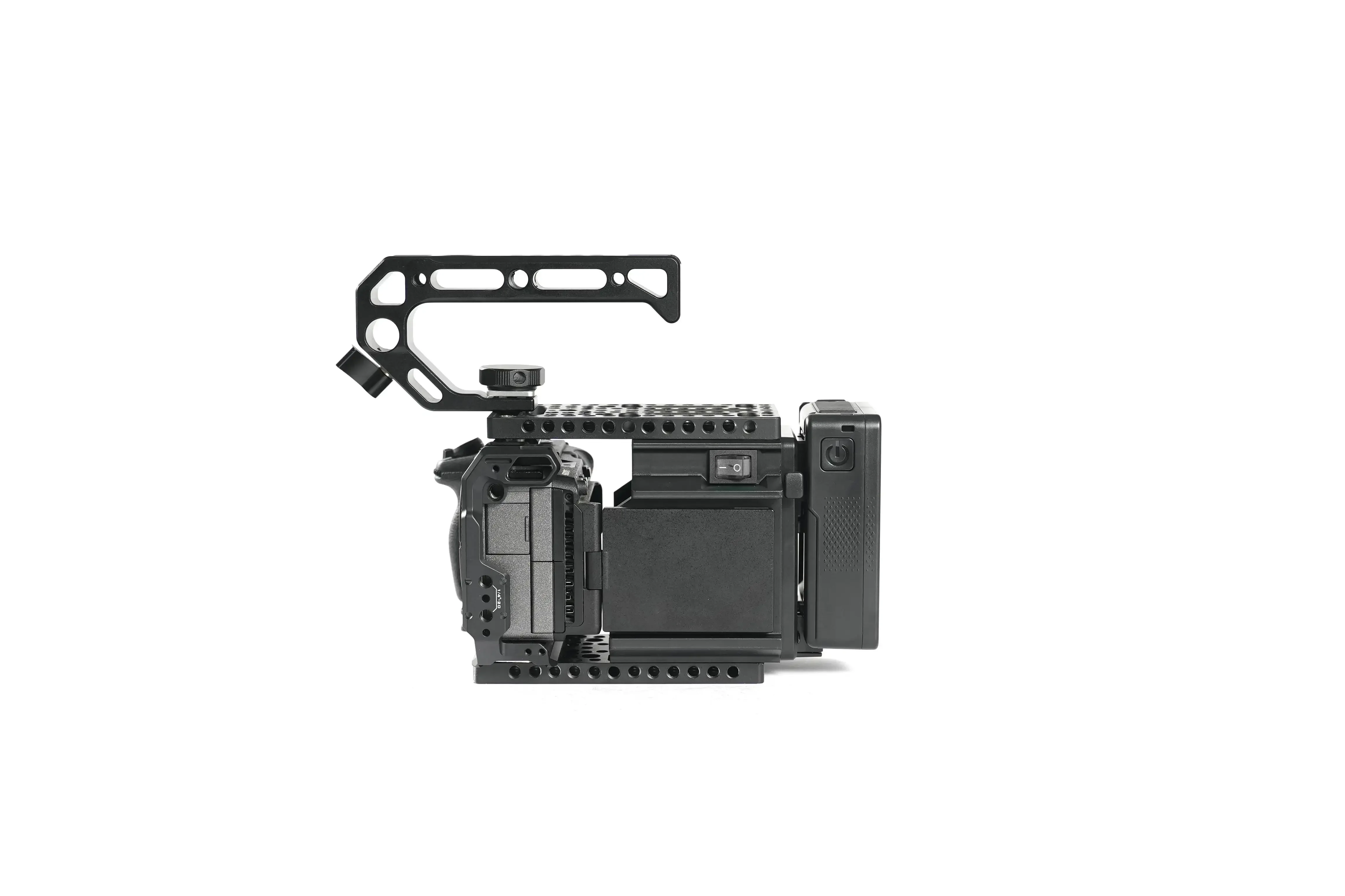 Latest Upgraded Version V-Mount Battery Plate Expansion Module Cineback for FX3/FX30 Camera WIth Top and Bottom Cheese Plates