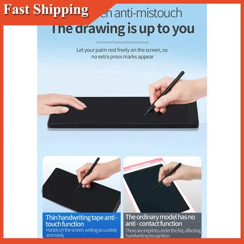 AB97-3Pcs 6.5 Inch Full Screen Superfine Handwriting Lcd Writing Tablet Drawing Board Electronic Superfine Notepads