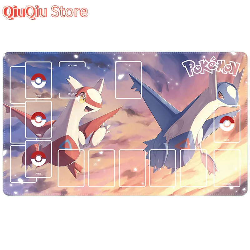 Charizard Fire Blast TCG Spielmatte, Gaming-Mauspad, wasserdichte, rutschfeste Schreibtischunterlage – Detail 9