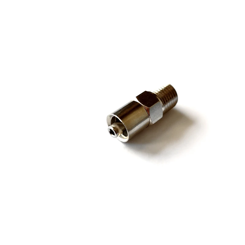 Imagem -05 - Luer Lock Tubing Conectores Rosca Masculina Metal Luer Adaptador Latão Niquelado Montagem Venda Direta do Fabricante M10 1
