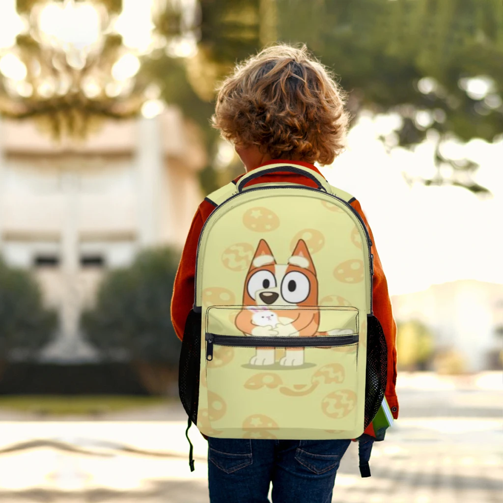 Blluey Rucksack Tasche große Kapazität trend ige Bücher tasche Multi-Taschen verstellbar 17 Zoll