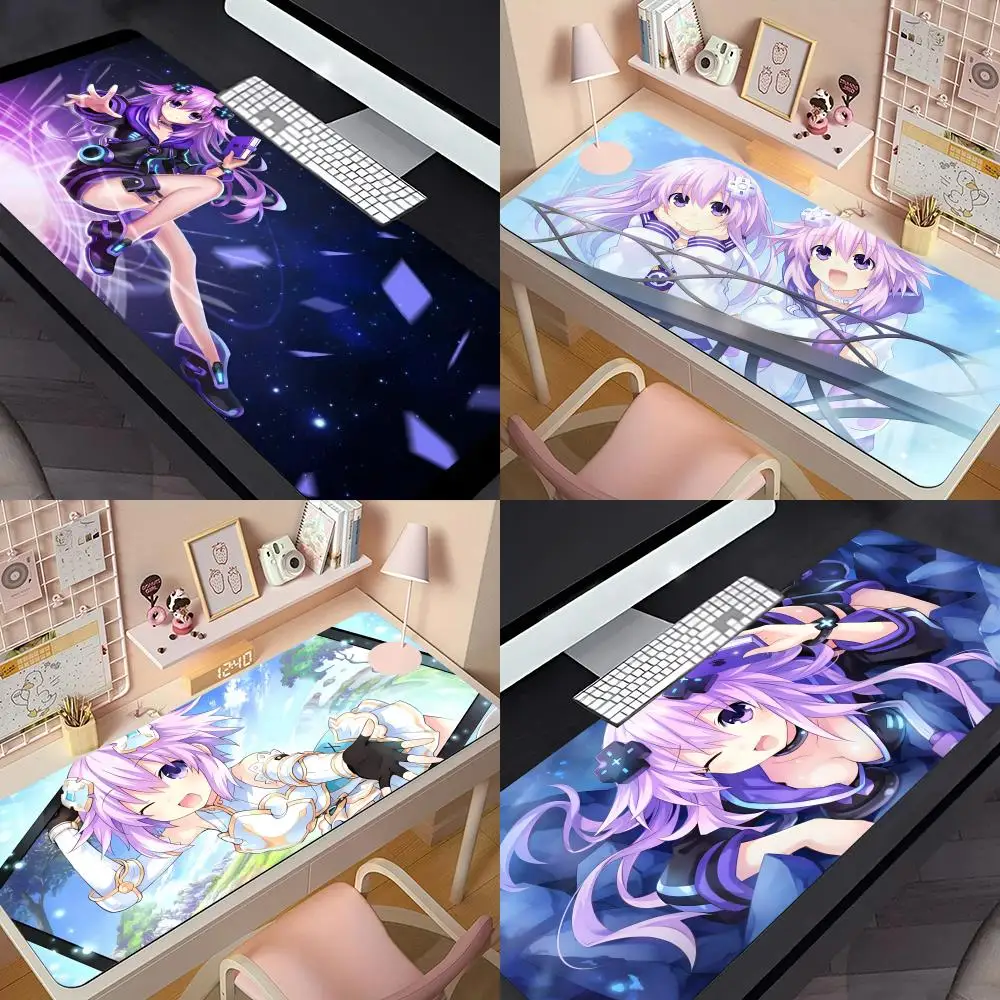 Anime Hyperdimensions Neptunias Mouse Pad Anime Game Mouse Pad Computer Desk Pad Office Carpet Laptop Mouse Pad