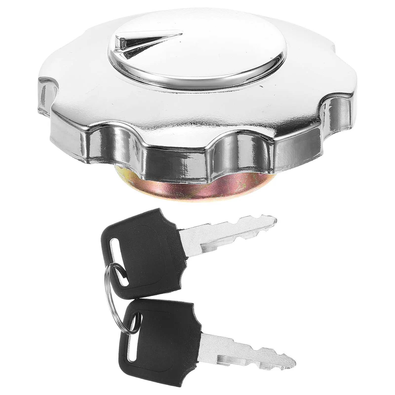 

Lockable Fuel Tank For Motorcycle Aluminum Alloy Gas Cap With Key Throttle Door Lock Durable Oil Tank Cover Replacement Part