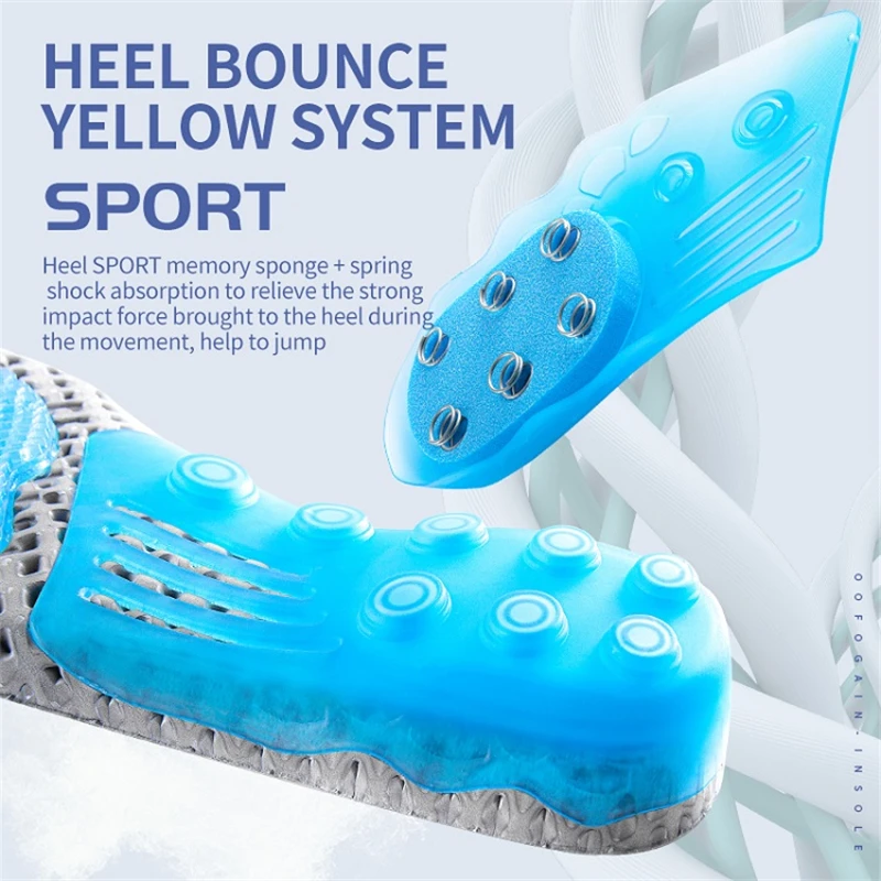 Silikon orthopädische Schuhe Sohle Einlegesohlen EVA Feder orthopädische Einlegesohlen Plattfüße Fußgewölbeunterstützung Einsätze Plantarfasziitis, Fußpflege – Detail 4