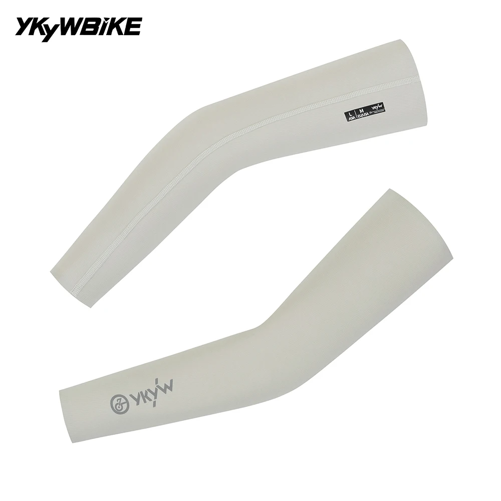 YKYWBIKE Cycling Arm Sleeve SPF 50+ Road Bike Arm Guard Bicycle Arm Protection Lightweight Seamless Cuff MTB Outdoors Arm Sleeve