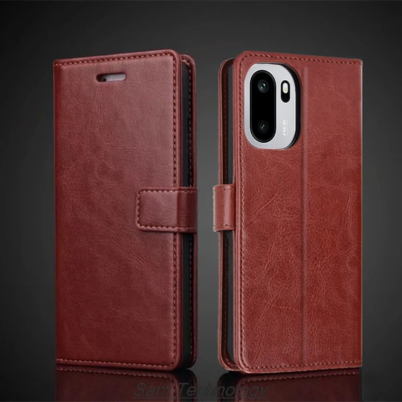 Custodia Protettiva Per Porta Carte Per Oneplus Ace 6/1+ Ace 6T ACE6 Custodia In Pelle Pu Flip Cover Custodia Per Telefono A Portafoglio Retrò Business Fundas Coque