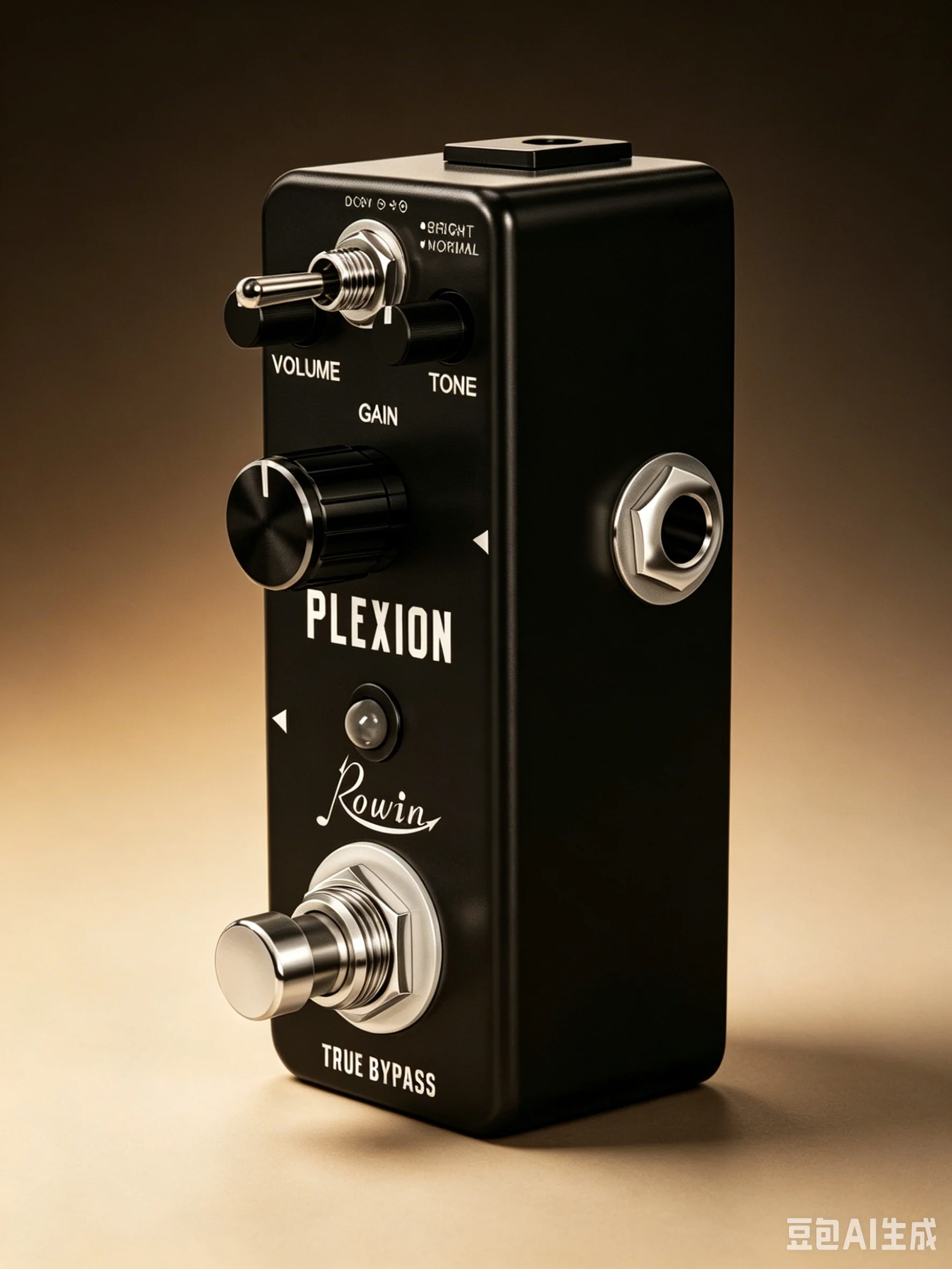 Rowin LEF-324 Plexion Plexi Distortion Pedal Dual Bright/Normal Mode True Bypass Mini Metal Guitar Effect - view 3