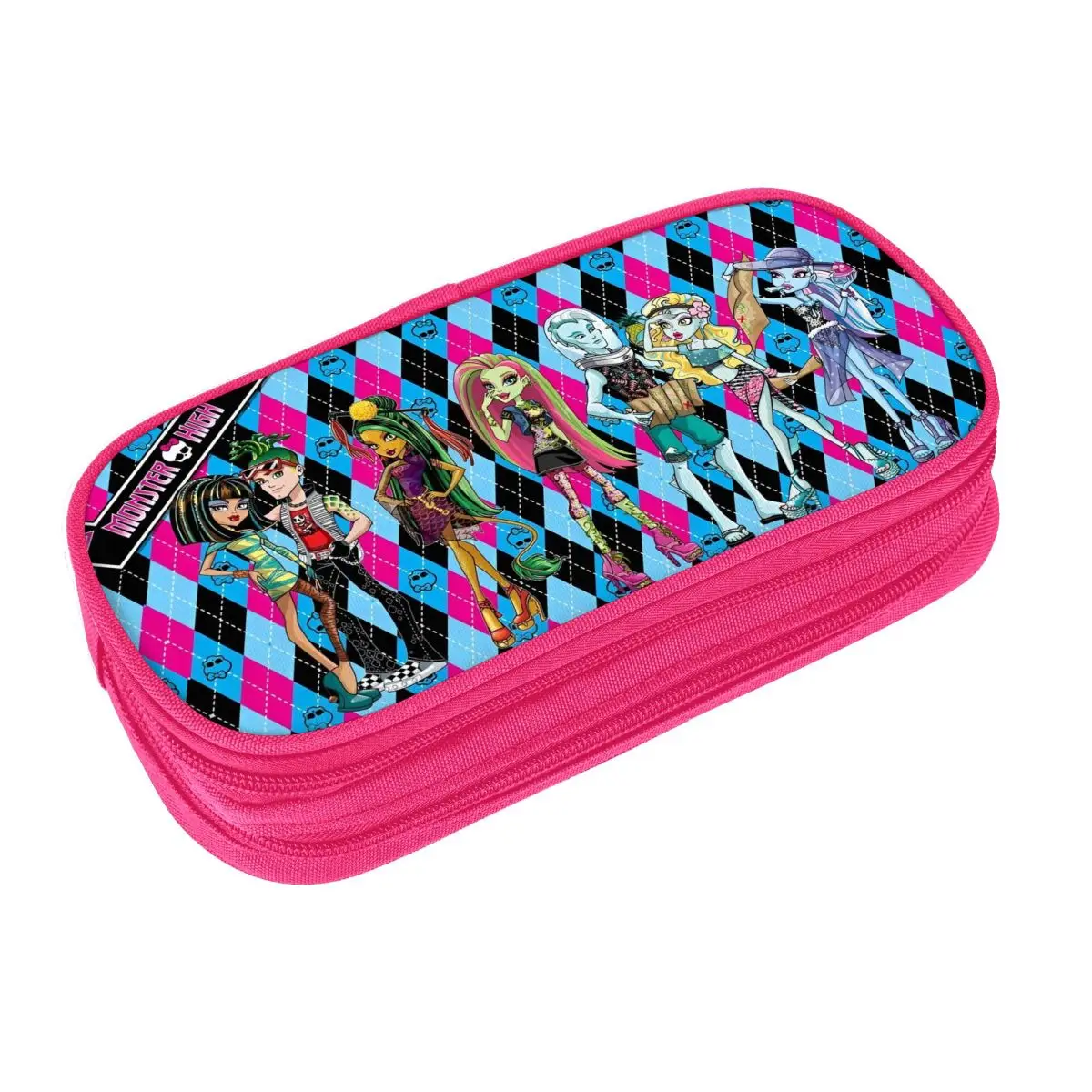 Monster High Character Pencil Case Boy Girl Cute Pencil Box Printed Back To School Pencil Cases Supplies Gift