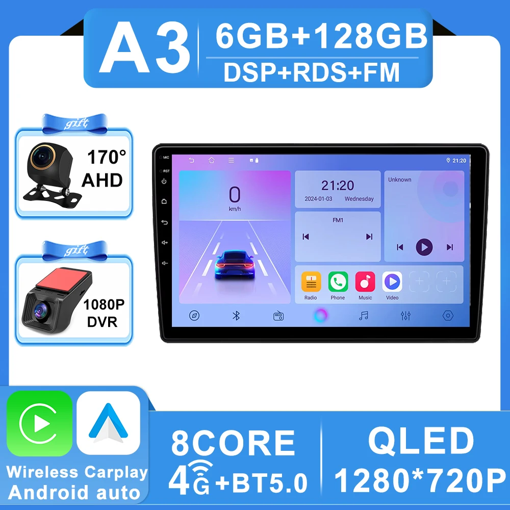 Android 16 Carplay Video Voor Citroen C5 X7 III Autoradio GPS Navigatie Stereo 4G Wifi Auto Monitor DVD Bluetooth Geen 2din DSP 2k