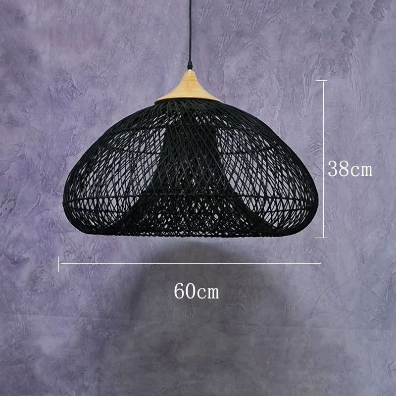 Zuidoost-Aziatische rotan hanglamp Hoge kwaliteit plafondlamp Eetkamer Restaurant rieten lichtarmatuur Loft ophanging