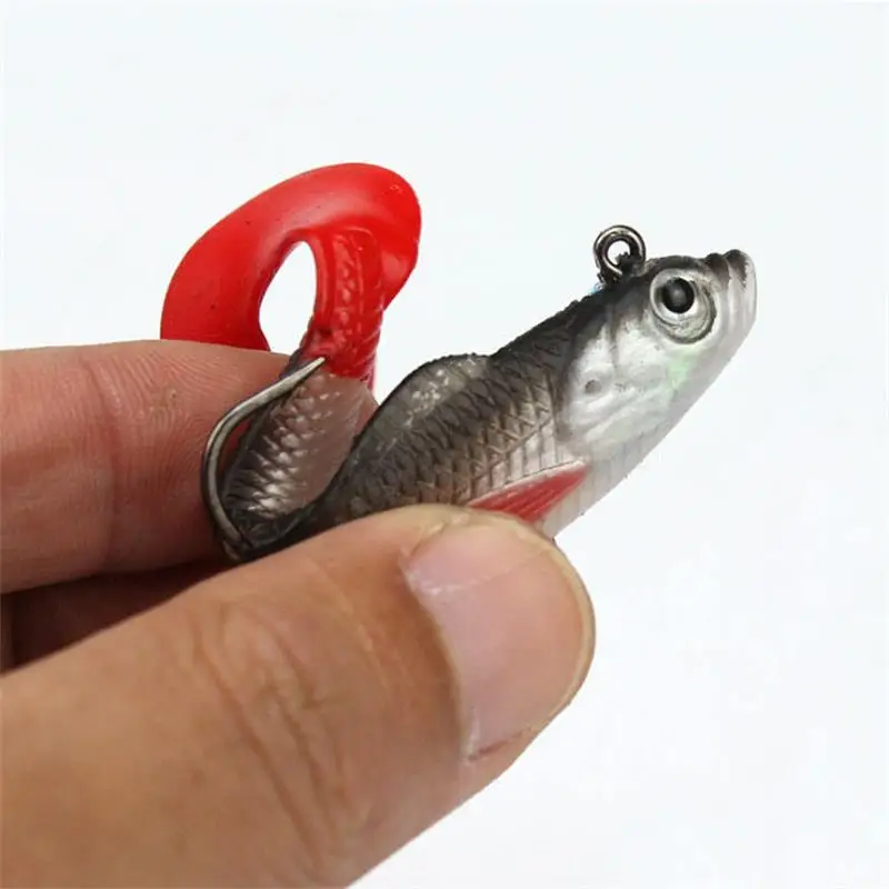 WEIHE Señuelos Blandos Multicolor con Cola de Plomo para Pesca - imagen 3