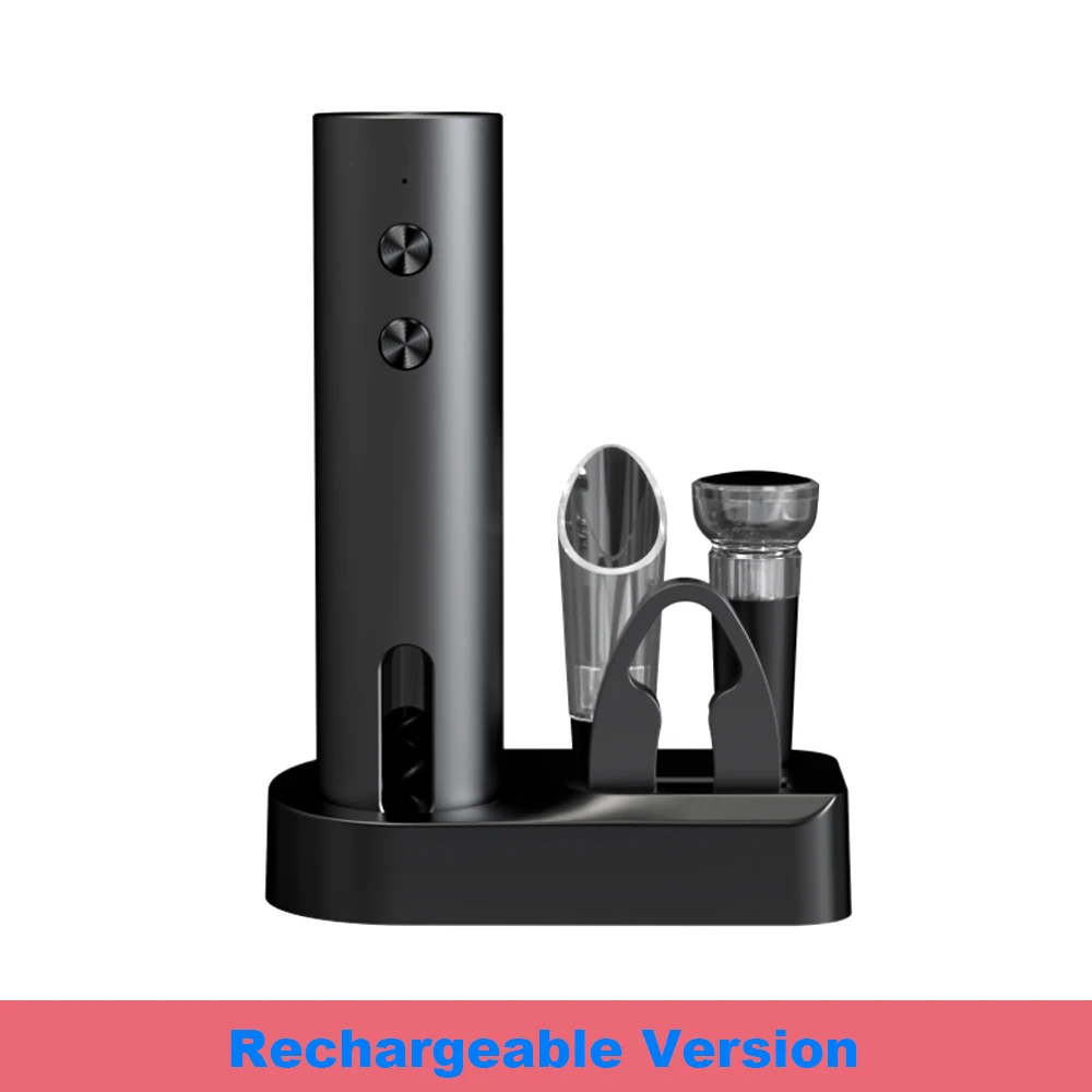 

Electric Automatic Wine Opener Set Multifunction Red Wine Pourer & Stopper Ins Style Bottle Opener Gift Set for Home & Kitchen