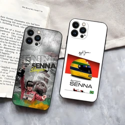 Ayrton Senna F1 Phone Case for iphone 15 14 Pro 13 Mini 11 12 Max Xr X Xs 8 Plus Shockproof Back Cover