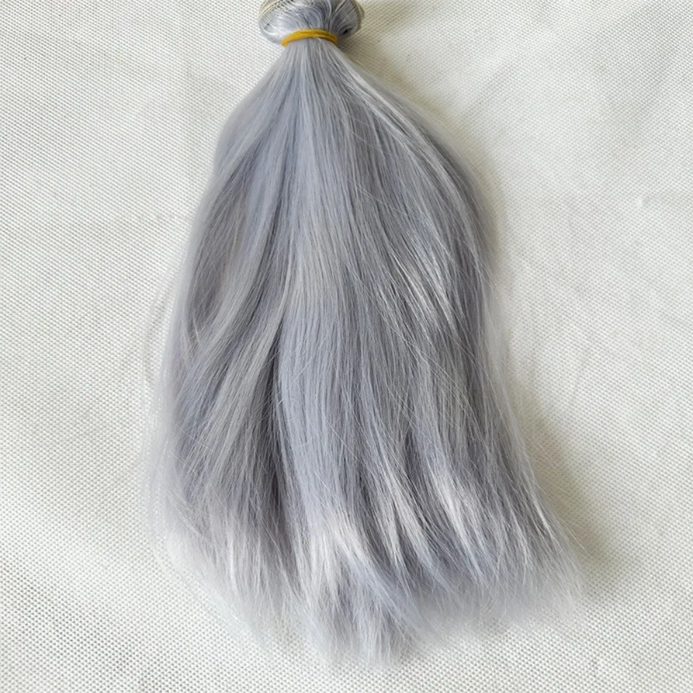 Long Straight Hair Doll Wig Milk Soft Silk High Quality Straight Doll Wig 25cm Soft Doll Hair Doll Synthetic Hair Wig